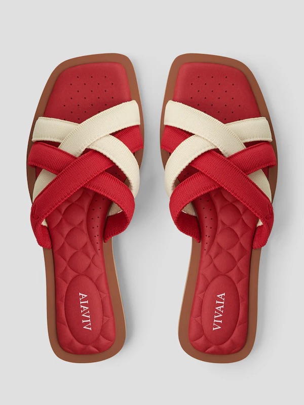Vivaia Mayara Pillow Top Slide Strappy Sandal